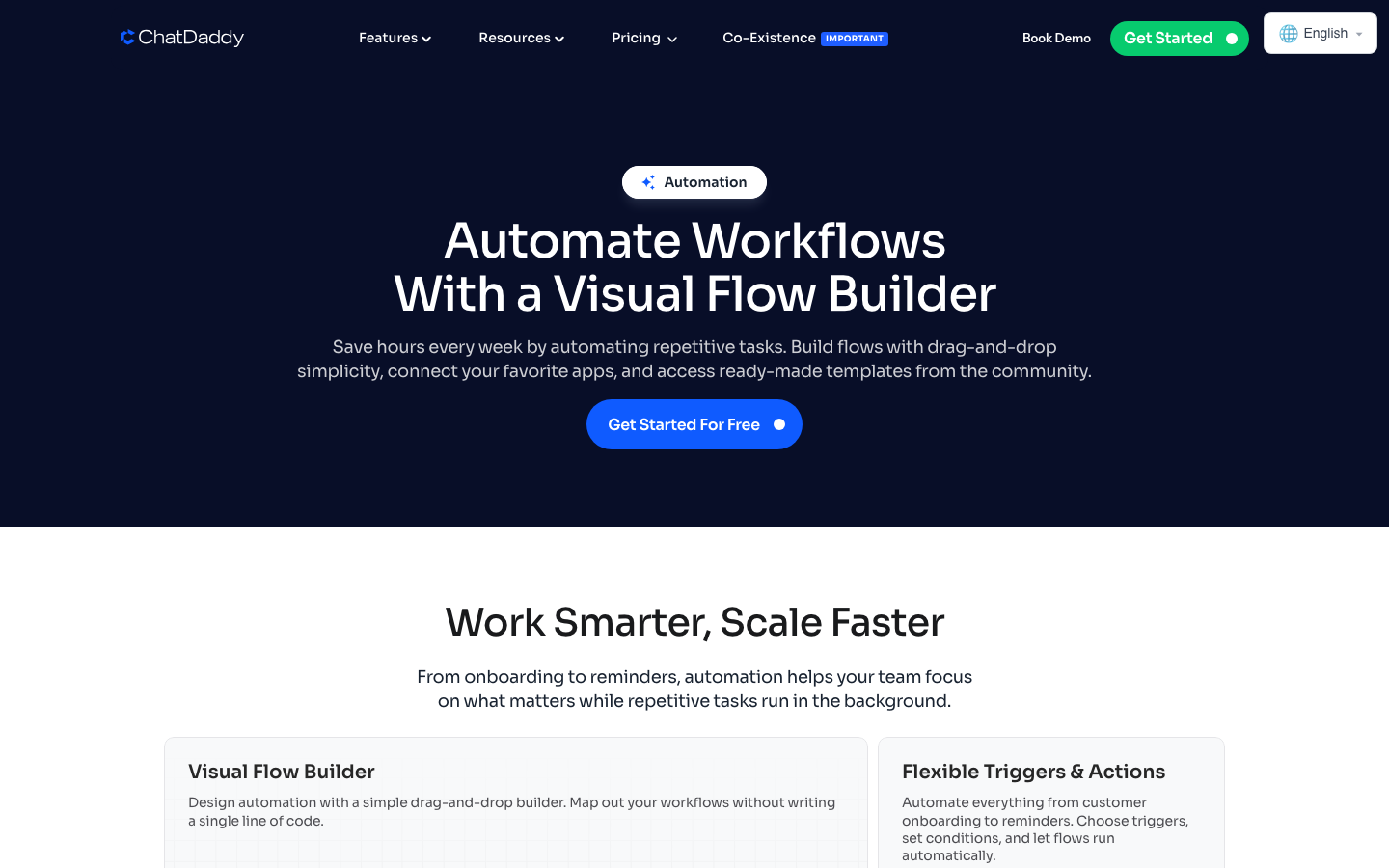 ChatDaddy WhatsApp automation platform setup and dashboard