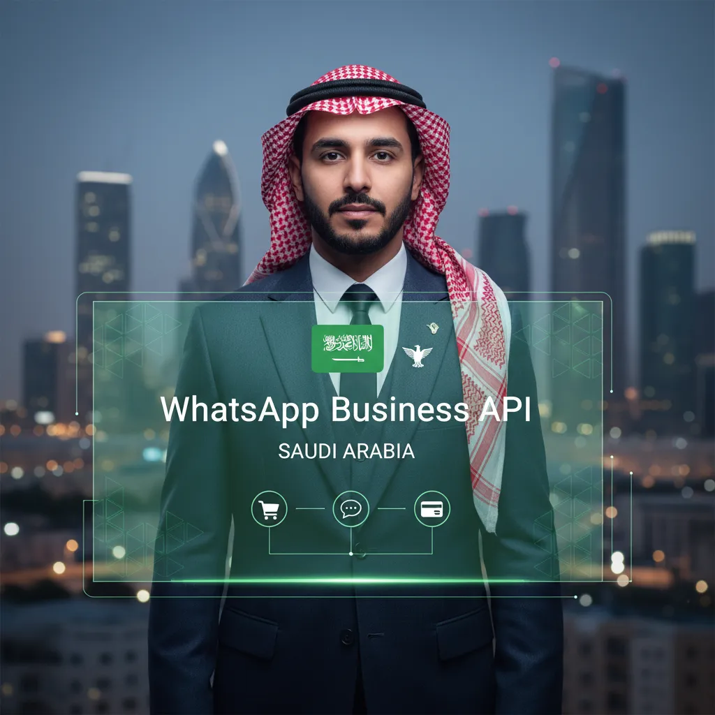 WhatsApp Business API setup dashboard for Saudi Arabia businesses showing Arabic interface and conversation management — hero image by ChatDaddy