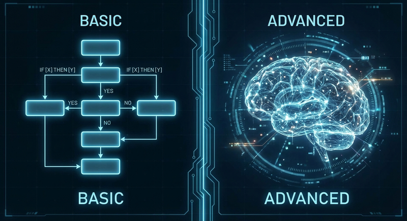 AI-powered vs rule-based WhatsApp chatbot comparison